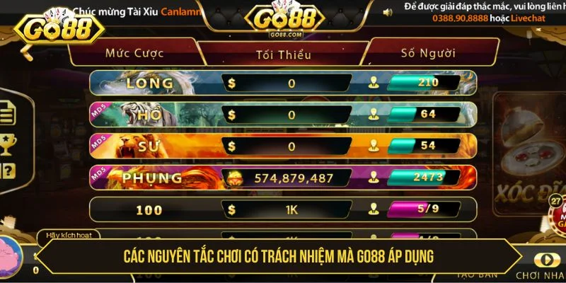 Chơi Có Trách Nhiệm GO88 - Nguyên Tắc An Toàn Khi Tham Gia GO88 khuyến khích thành viên chơi có trách nhiệm