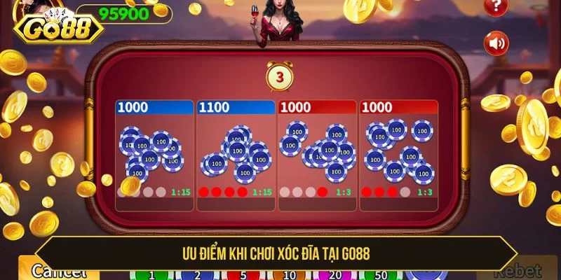 Xóc Đĩa GO88 - Luật Chơi, Cách Cược Và Kinh Nghiệm Người chơi nên kiểm tra tỷ lệ trả thưởng trước khi chơi xóc đĩa GO88