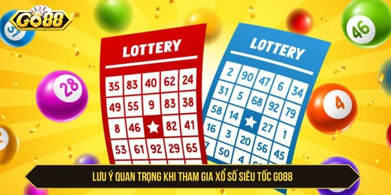 Theo dõi lịch sử cược khi chơi xổ số siêu tốc GO88